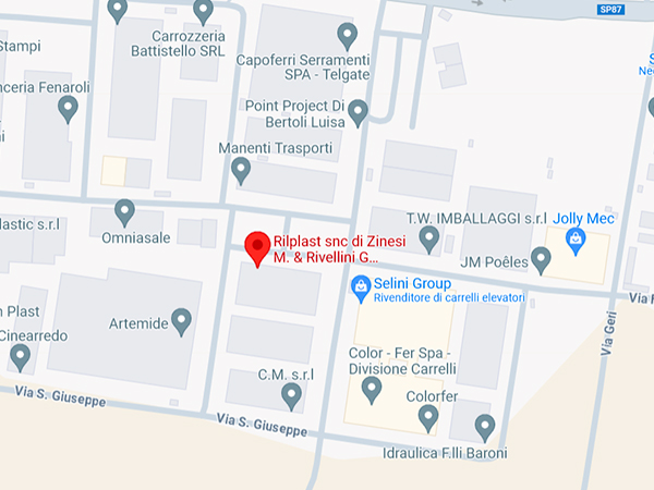 Posizione di Rilplast su Google Maps